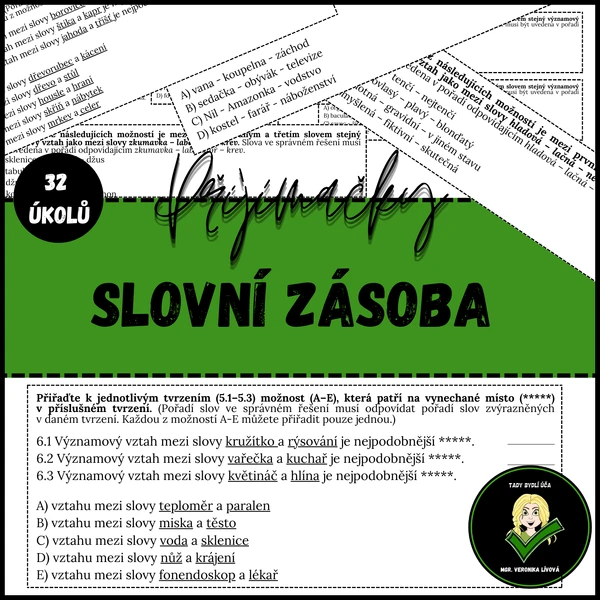 Slovní zásoba - přijímací zkoušky 