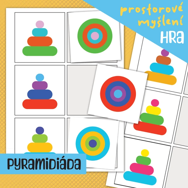 Pyramidiáda – zábavná hra na rozvoj prostorového myšlení