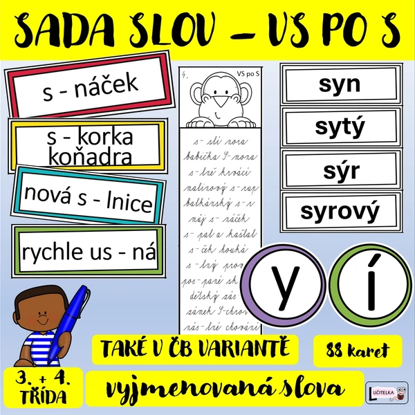 Sada slov - vyjmenovaná slova po S 