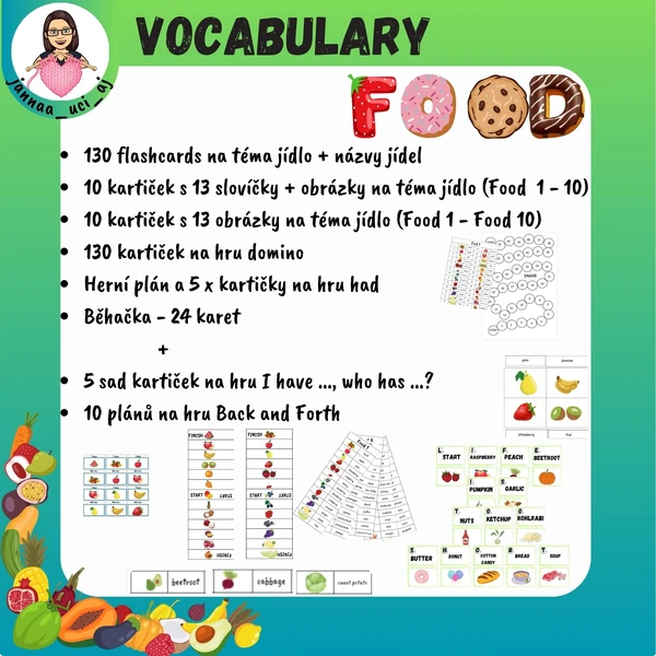Vocabulary - FOOD - sada