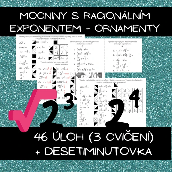 Mocniny s racionálním exponentem - ornamenty