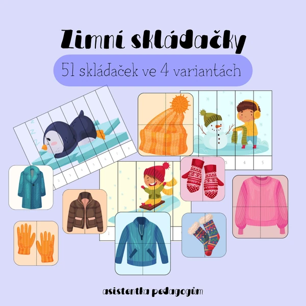 Zimní skládačky