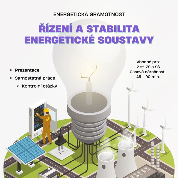 Energetická gramotnost - Řízení a stabilita energetické soustavy