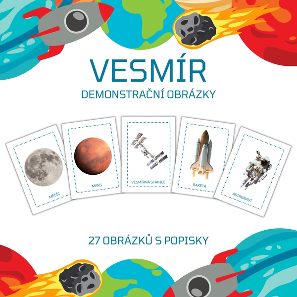 VESMÍR - demonstrační obrázky