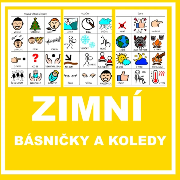 Zimní ukazovací básničky a koledy