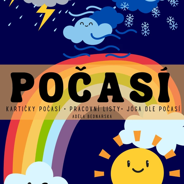 POČASÍ - kartičky, pracovní listy, jóga dle počasí 