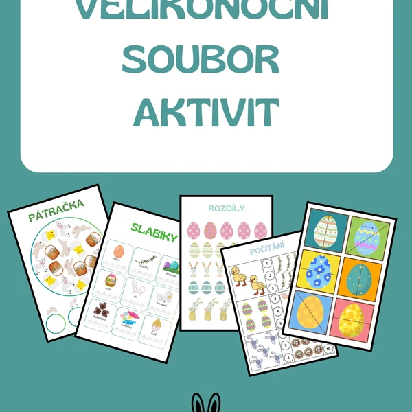 Velikonoční soubor pracovních listů 