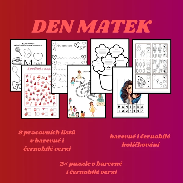 Den matek - pracovní listy a aktivity