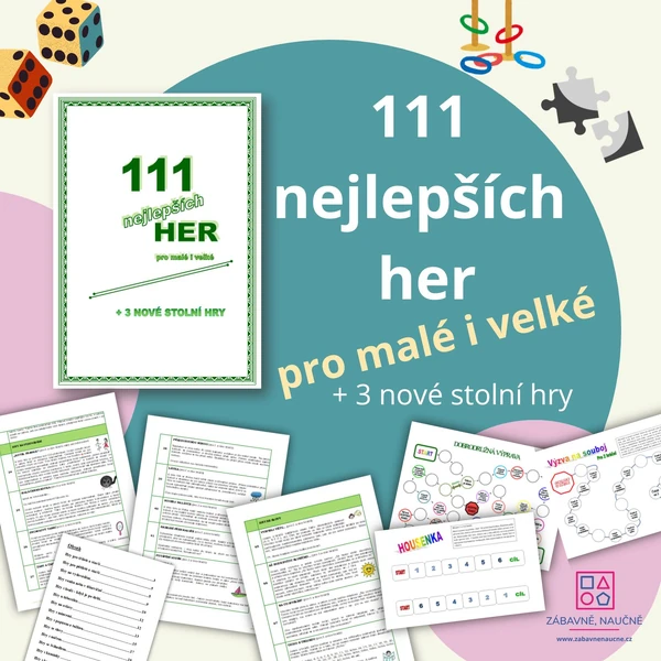 111 nejlepších her pro malé i velké + 3 nové stolní hry, sborník v PDF