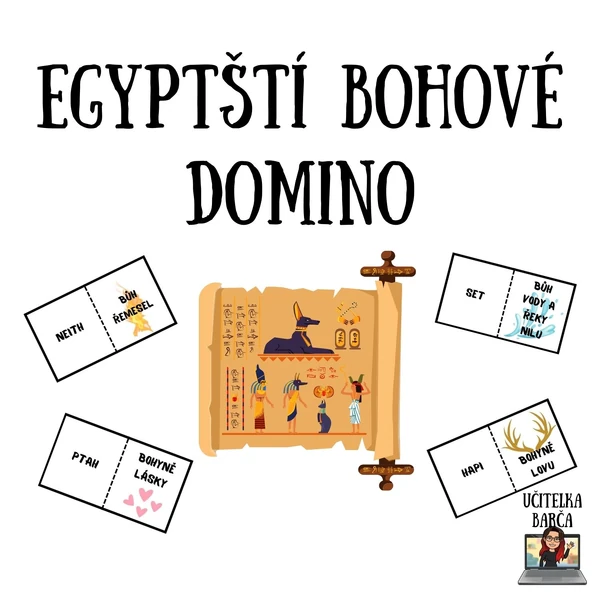 Egyptští bohové - domino