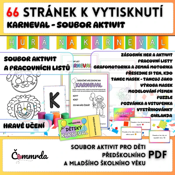 Karneval - soubor aktivit