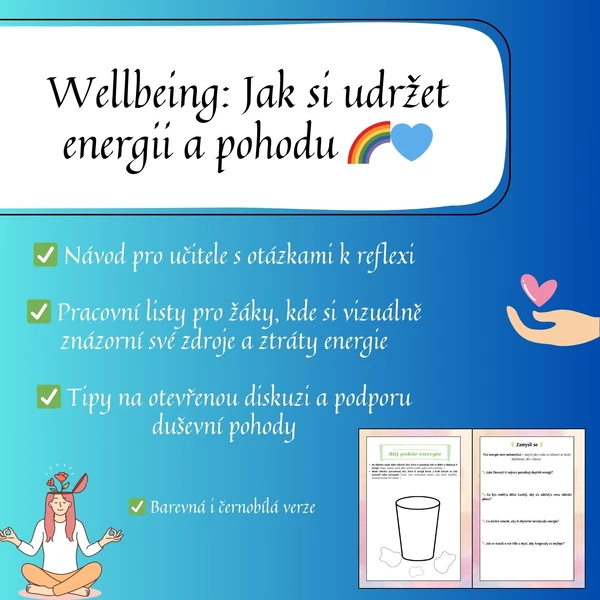 Wellbeing: Jak si udržet energii a pohodu 🌈💙