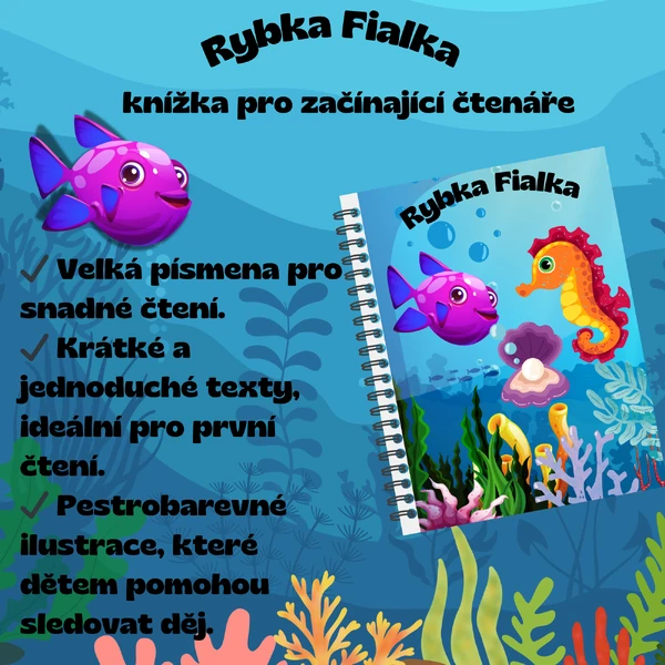 kniha - Rybka Fialka