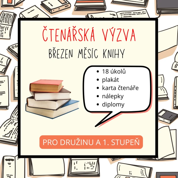 Čtenářská výzva - březen měsíc knihy