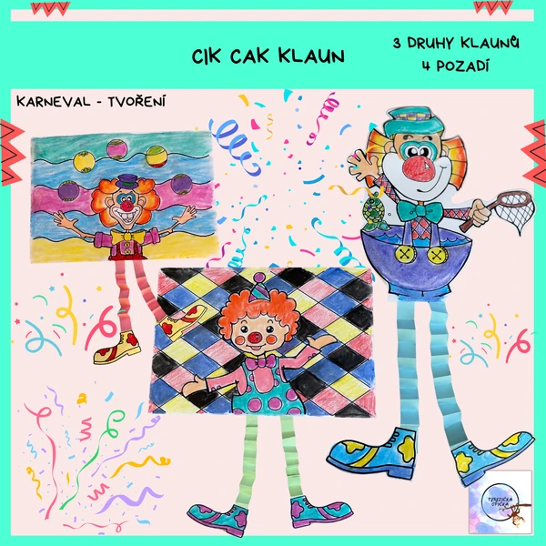 CIK CAK klaun - Tvoření karneval