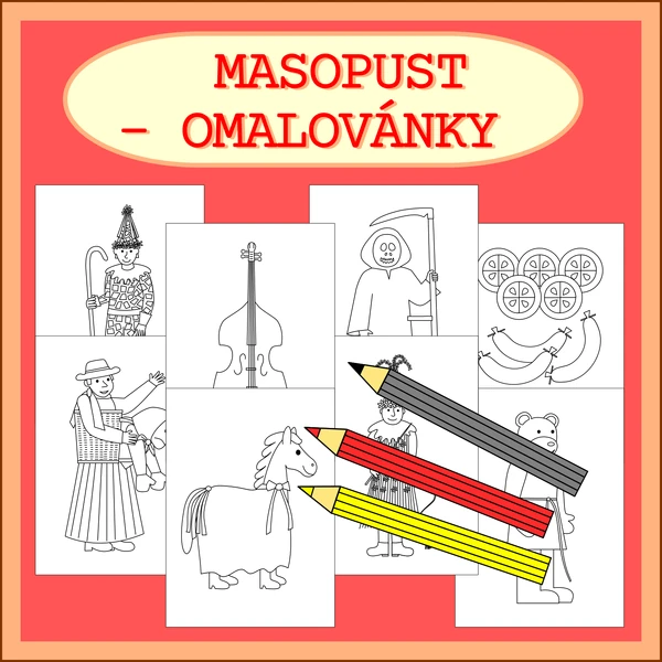 MASOPUST - OMALOVÁNKY