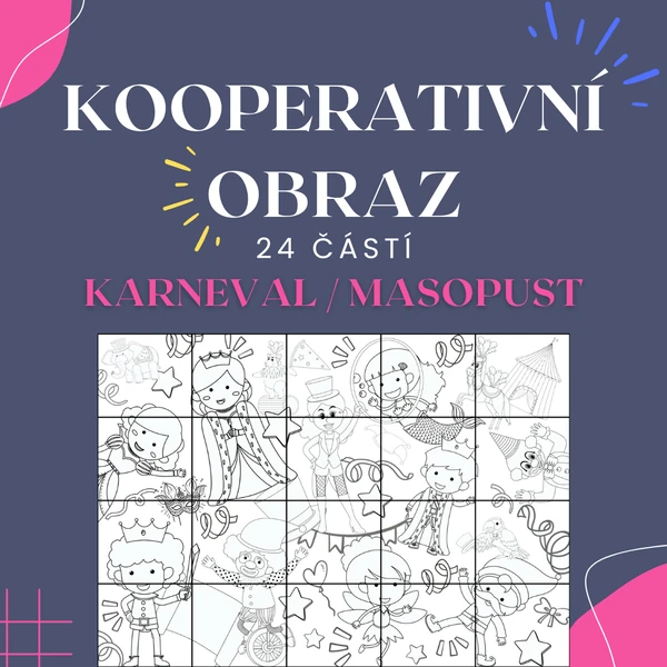 Karneval, masopust, fašank - kooperativní obraz