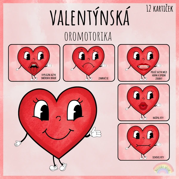 ❤️Valentýnská oromotorika❤️