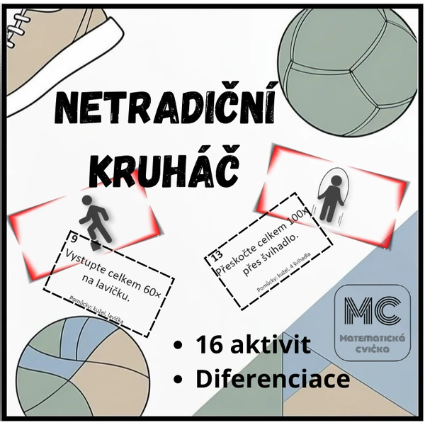Netradiční kruháč - 16 aktivit sestavených jako kruhový trénink