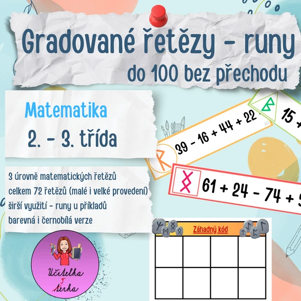 Gradované řetězy +- 100 bez přechodu - runy