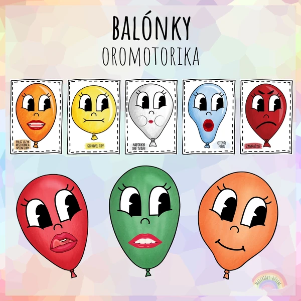 Balónky, oromotorika