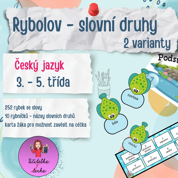 Slovní druhy - rybičky
