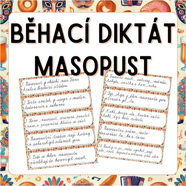 Běhací diktát - MASOPUST
