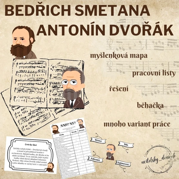 Smetana, Dvořák - velikáni české hudby