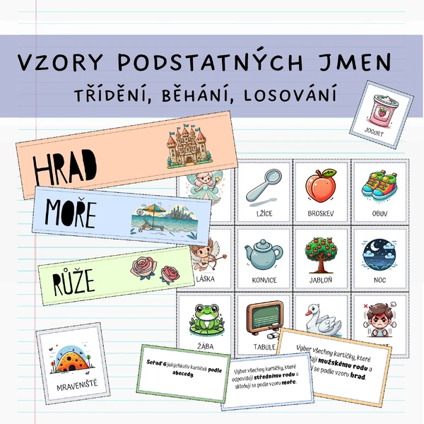 Vzory podstatných jmen