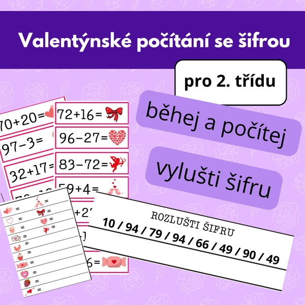 Valentýnské počítání se šifrou 