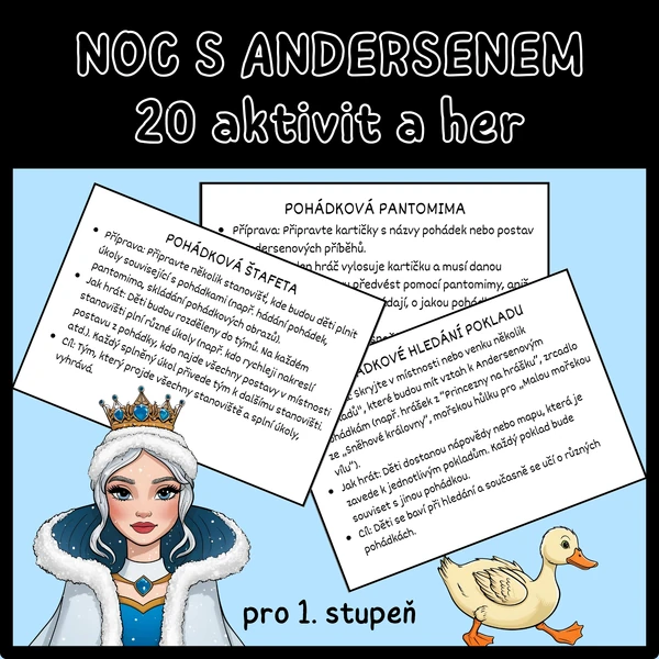 NOC S ANDERSENEM - 20 aktivit a her