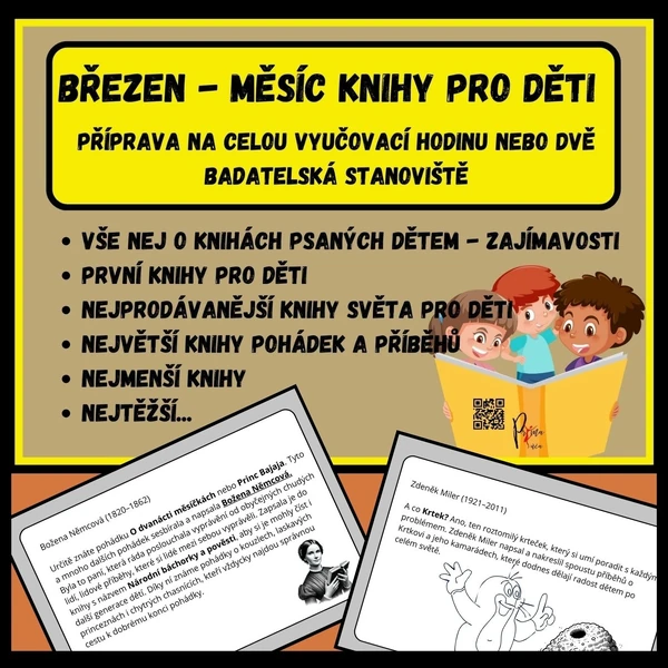 MĚSÍC KNIHY - BŘEZEN - PŘÍPRAVA NA PROJEKTOVÝ DEN