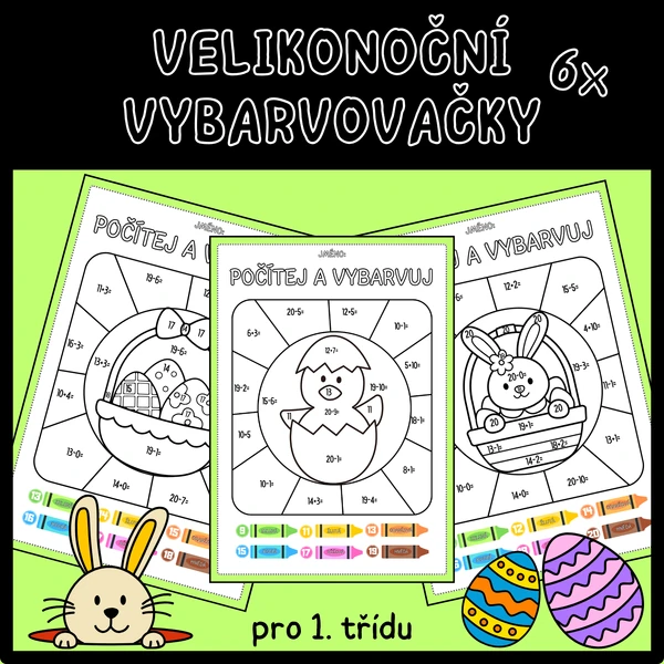 Velikonoční vybarvovačky