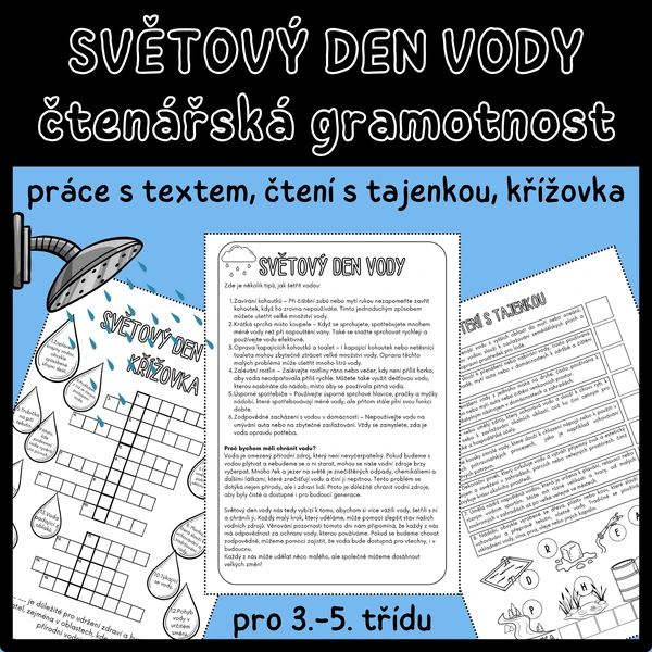 Světový den vody - čtenářská gramotnost