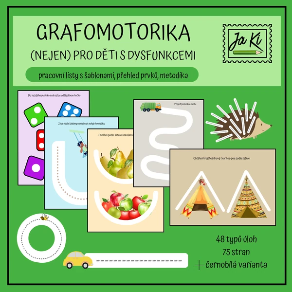 Grafomotorika (nejen) pro děti s dysfunkcemi