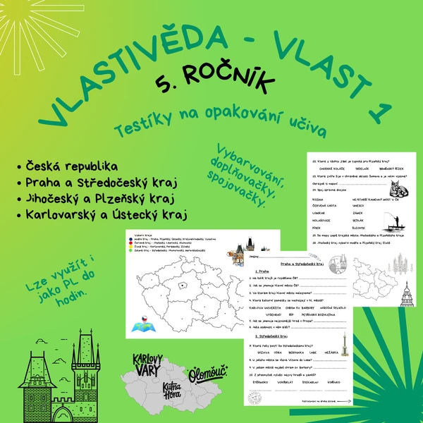 Vlastivěda vlast 1 testy 5. ročník
