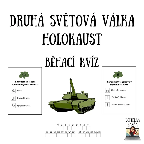 Běhací kvíz - Druhá světová válka - Holokaust