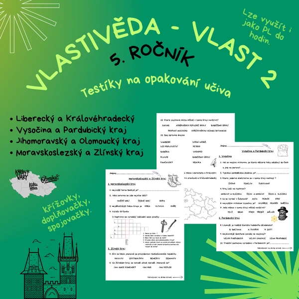 Vlastivěda vlast 2 testy 5. ročník