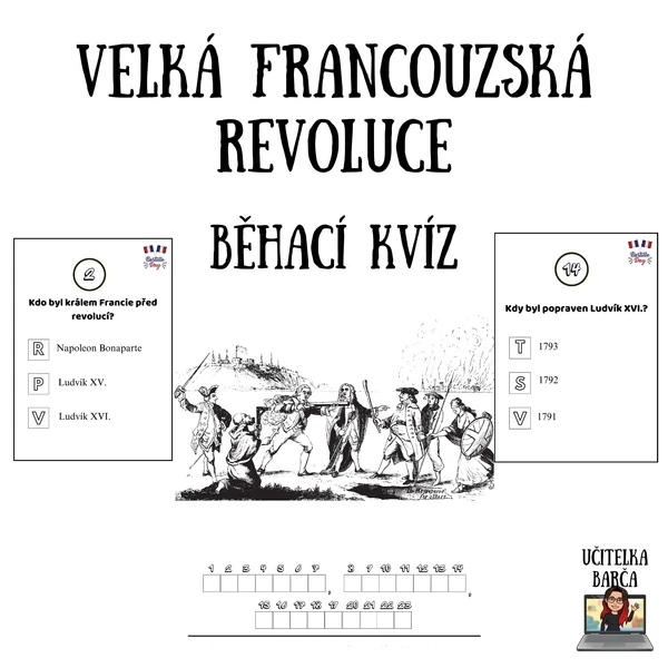 Běhací kvíz - Velká francouzská revoluce
