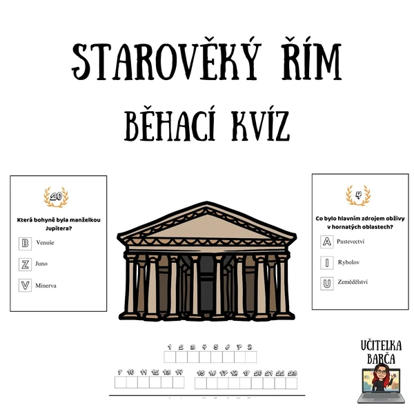Běhací kvíz - Starověký Řím