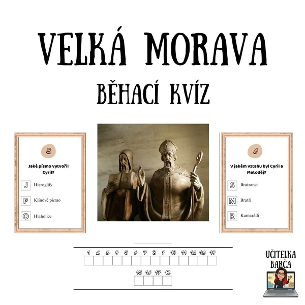 Běhací kvíz - Velká Morava