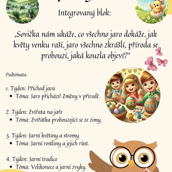 Integrovaný blok: Jaro (přípravy na jaro)