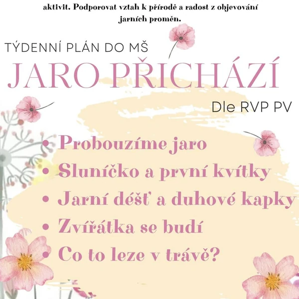 Jaro přichází - přípravy 