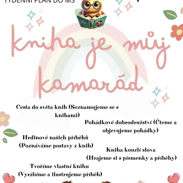Kniha - přípravy (kniha je můj kamarád)