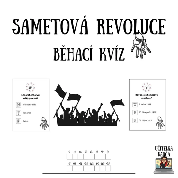 Běhací kvíz - Sametová revoluce