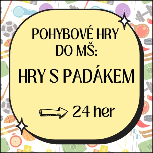 24 pohybových her s padákem do MŠ