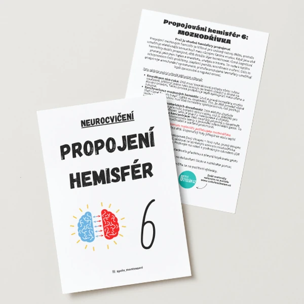Neurocvičení 6 (propojování hemisfér - mozkodřívka)