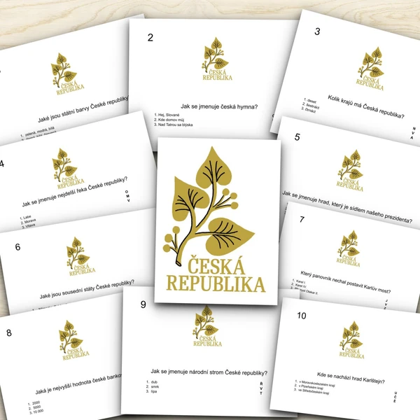 Česká republika - stezka/kvíz s tajenkou