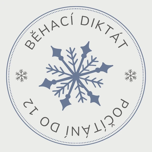 Běhací diktát - počítání do 12