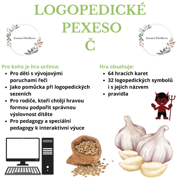 Logopedické pexeso - Č